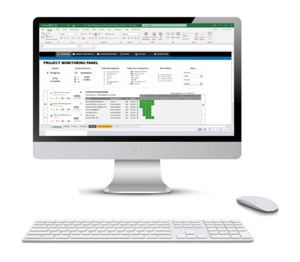 Project management in Excel