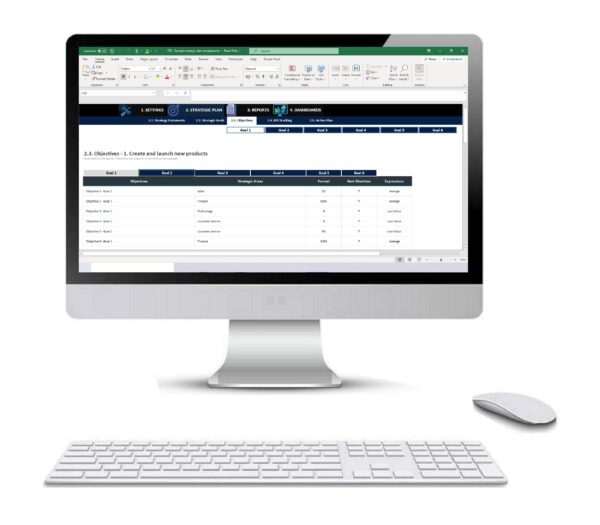 Strategic Plan in Excel