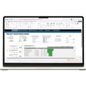Excel-based project schedule template for teams