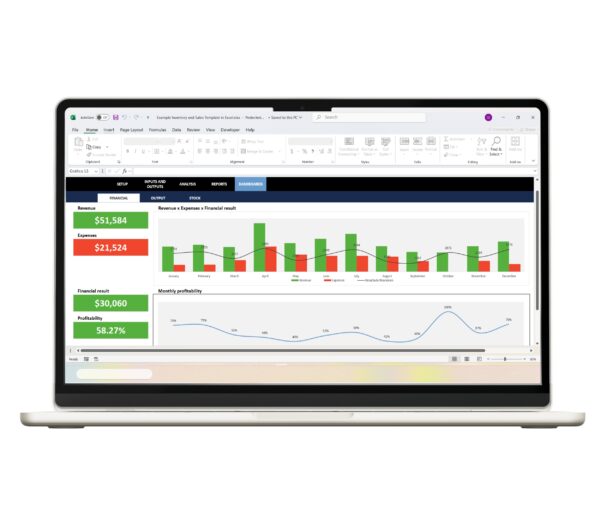Inventory Excel Template for Stock Management