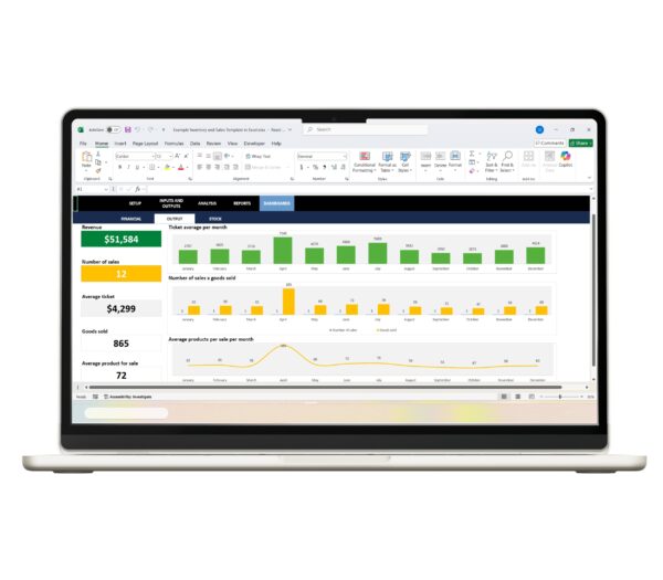 Excel Inventory Template for Business Use