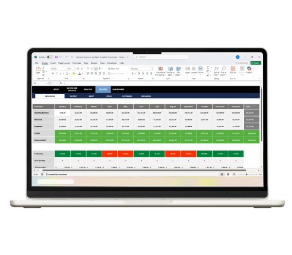 Downloadable Inventory Tracking Excel Sheet