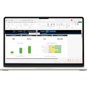 Marketing strategy spreadsheet template